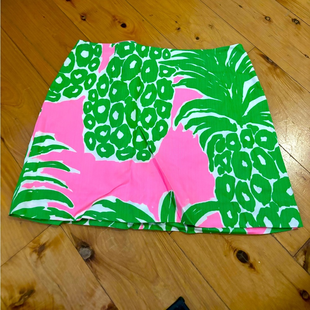 Lilly Pulitzer pineapple skirt size 0